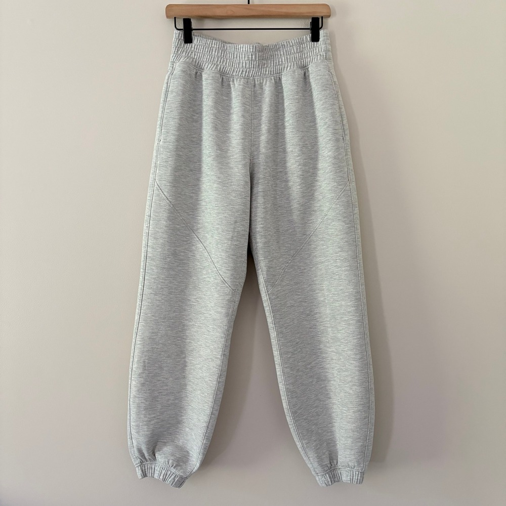 YPB Sweatpants Abercrombie & Fitch neoKNIT High Rise Medium Grey Active Baggy